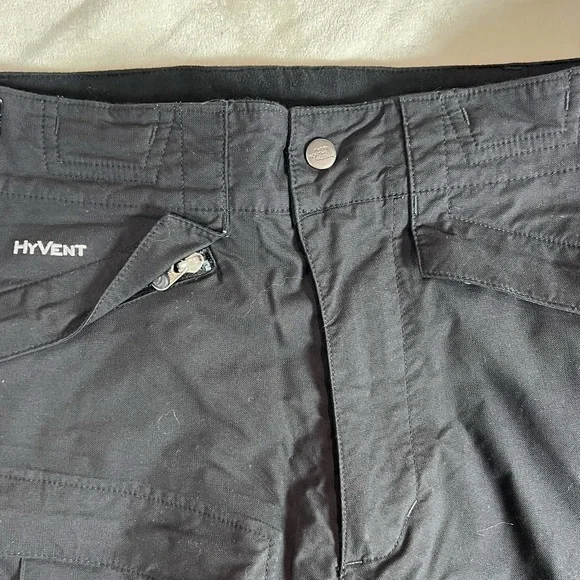 The North Face Men’s Small Black HYVENT Full Side Zip Snow Snowboarding Pants